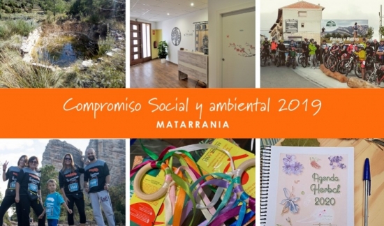 Compromiso social y ambiental de MATARRANIA en 2019