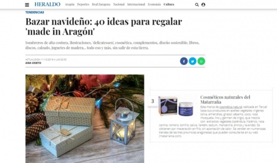 Ideas de regalos 'made in Aragón'